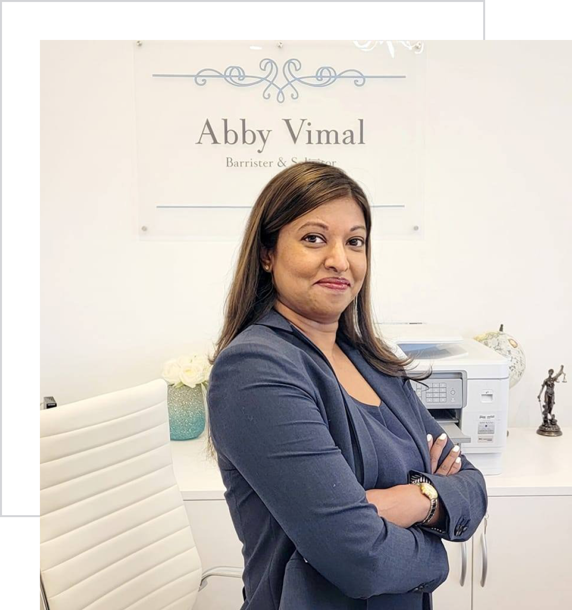 Professional woman with crossed arms